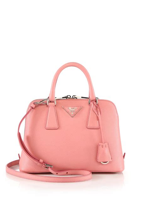 prada pink bag leather|genuine leather Prada bags.